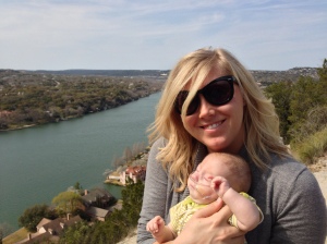 Brooklyn and Corrie on top of Mt. Bonnell